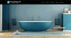 Desktop Screenshot of fleury-sanitaire.ch